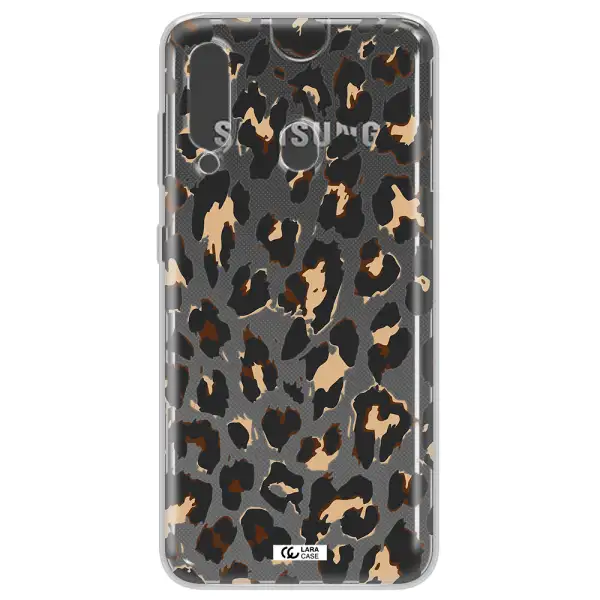 Leopard Print Samsung A60 Clear TPU Case