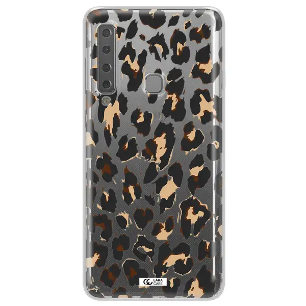 Leopard Print Samsung A9 2018 Clear TPU Case