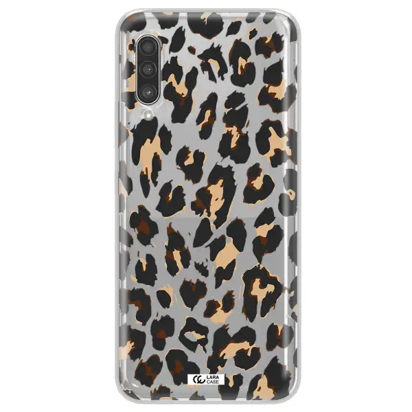 Leopard Print Samsung A90 Clear TPU Case