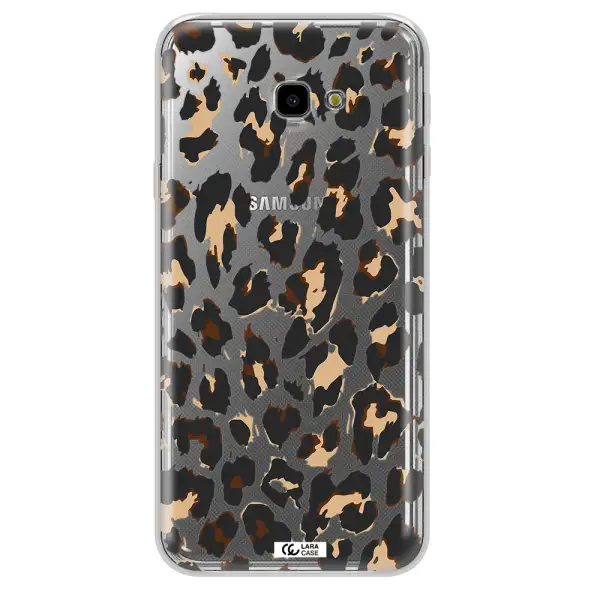 Leopard Print Samsung J4 Plus Clear TPU Case