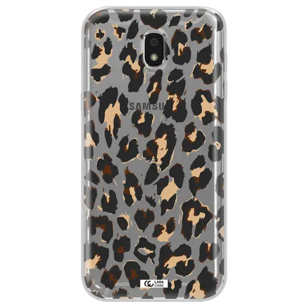 Leopard Print Samsung J5 2017 Clear TPU Case