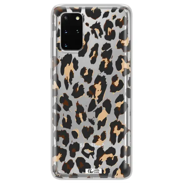 Leopard Print Samsung S 20 Plus Clear TPU Case