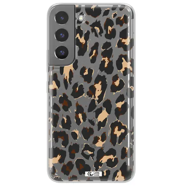 Leopard Print Samsung S 22 Plus Clear TPU Case