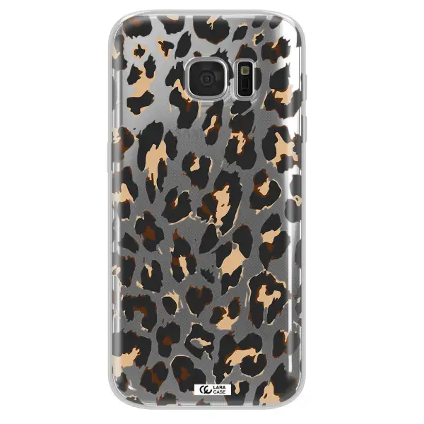 Leopard Print Samsung S 7 Clear TPU Case