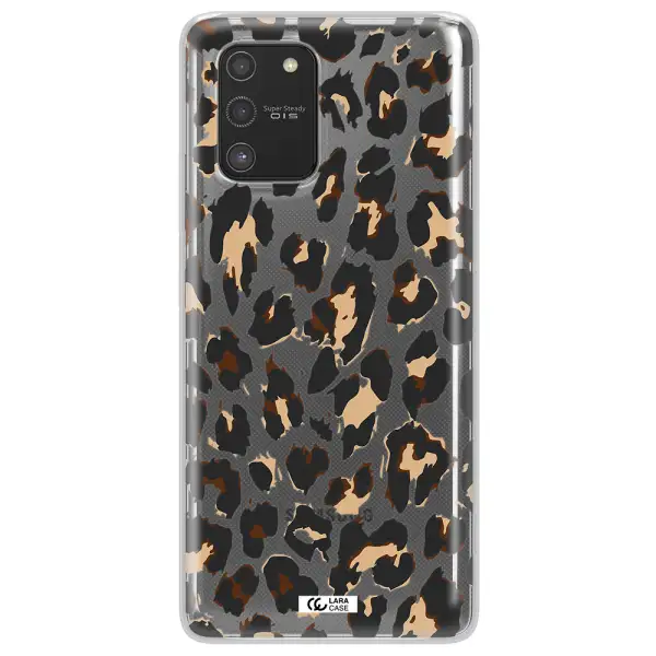 Leopard Print Samsung S10 Lite Clear TPU Case