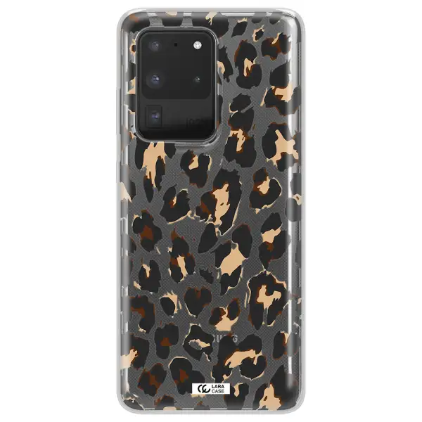 Leopard Print Samsung S20 Ultra Clear TPU Case