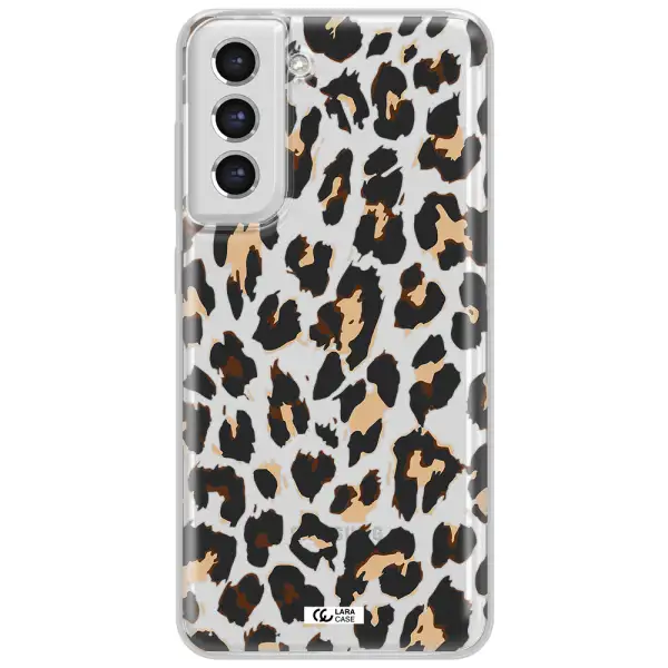 Leopard Print Samsung S21 Fe Clear Tpu Case