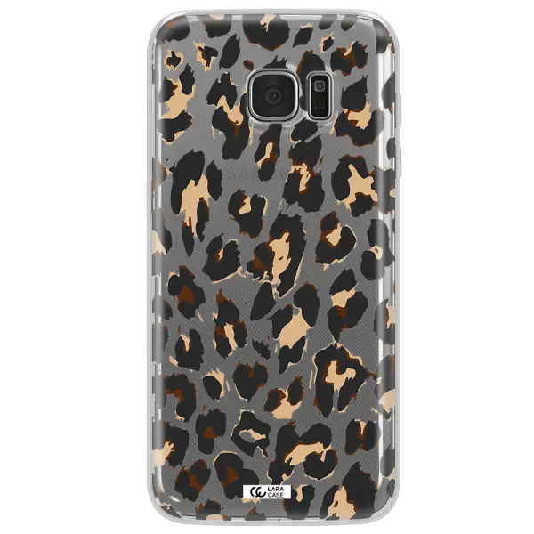 Leopard Print Samsung S7 Edge Clear TPU Case