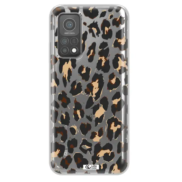 Leopard Print Xiaomi Mi 10 T Pro Clear TPU Case