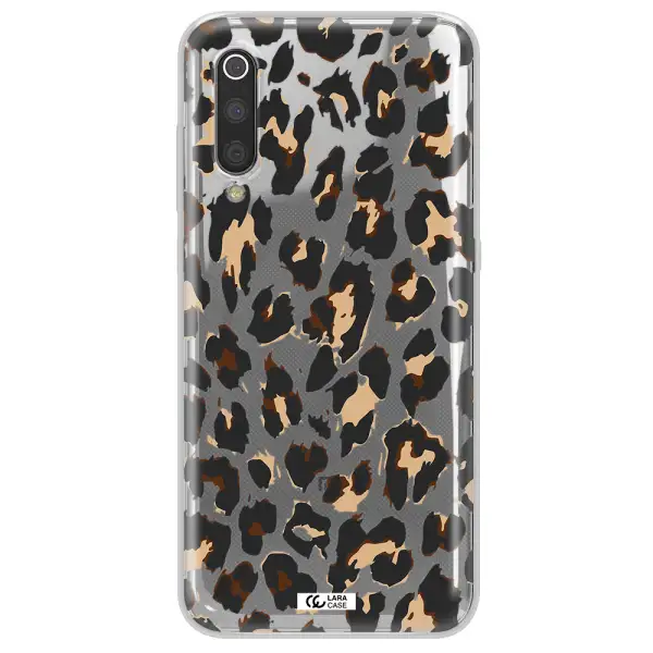 Leopard Print Xiaomi Mi 9 Clear TPU Case