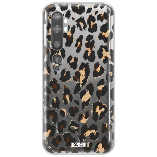 Leopard Print Xiaomi Mi Note 10 Clear TPU Case