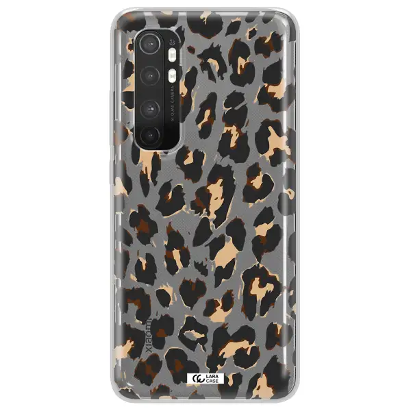 Leopard Print Xiaomi Mi Note 10 Lite Clear TPU Case