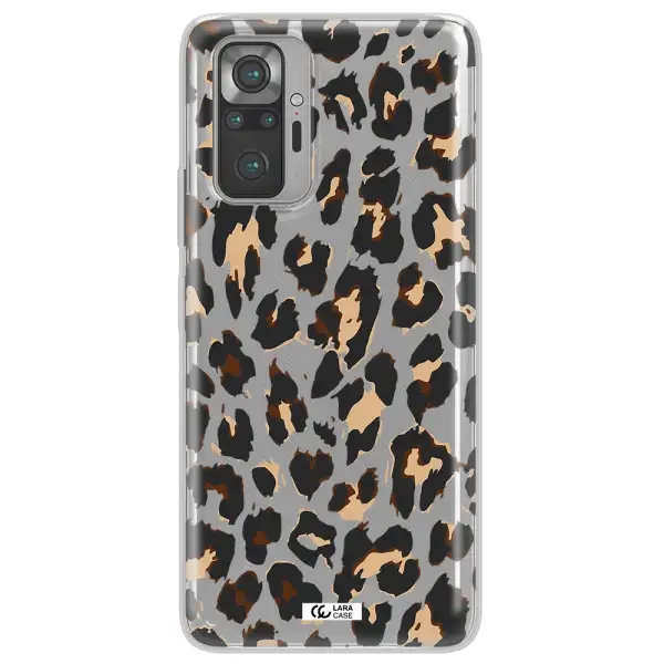 Leopard Print Xiaomi Note 10 Pro Clear TPU Case