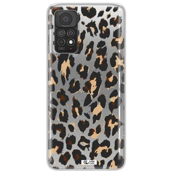 Leopard Print Xiaomi Note 11 Pro Clear TPU Case