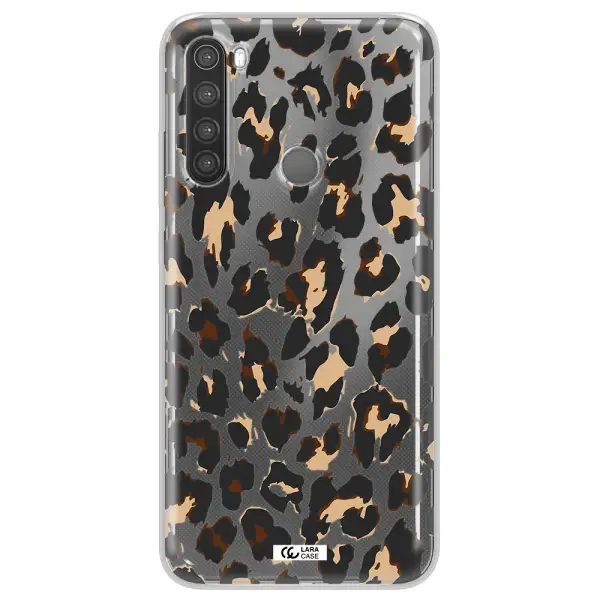 Leopard Print Xiaomi Note 8 Clear TPU Case