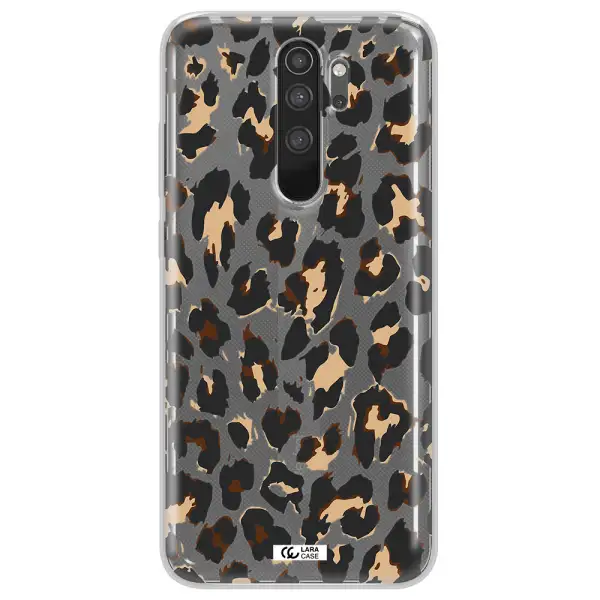 Leopard Print Xiaomi Note 8 Pro Clear TPU Case