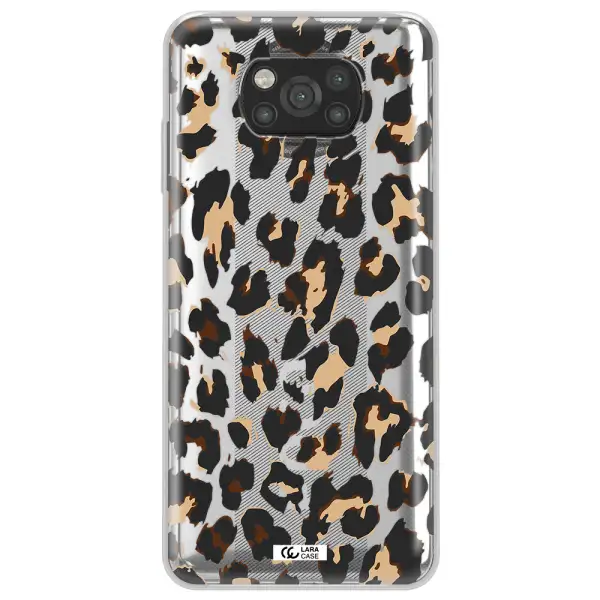 Leopard Print Xiaomi Poco X3 Clear TPU Case