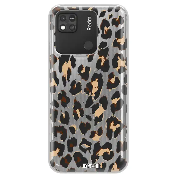 Leopard Print Xiaomi Redmi 10A Clear TPU Case