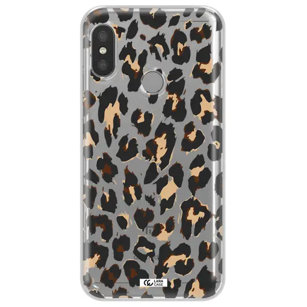 Leopard Print Xiaomi Redmi 6 Pro Clear TPU Case