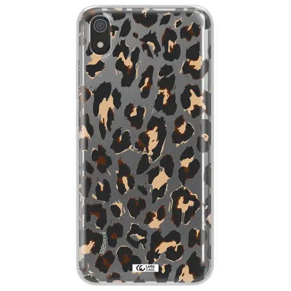 Leopard Print Xiaomi Redmi 7A Clear TPU Case