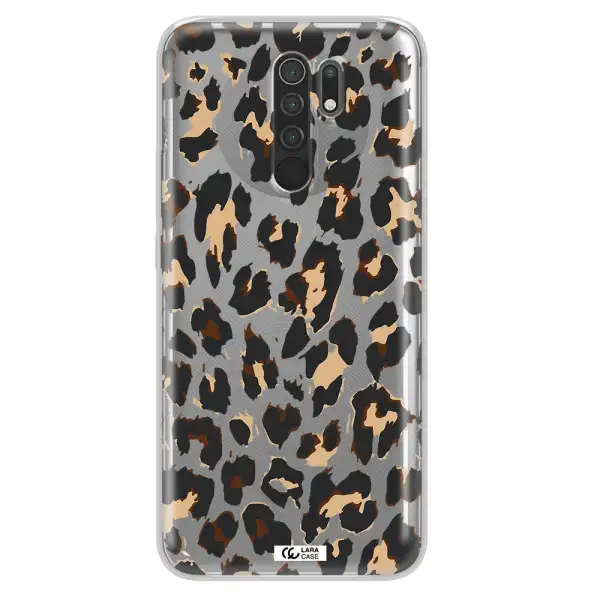 Leopard Print Xiaomi Redmi 9 Clear TPU Case