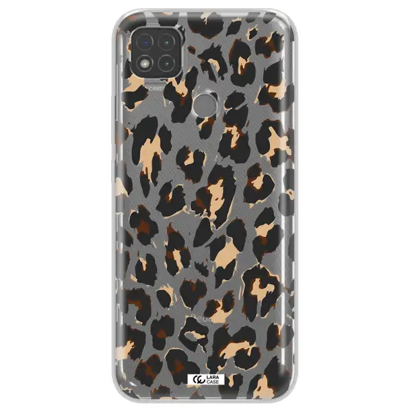 Leopard Print Xiaomi Redmi 9C Clear TPU Case