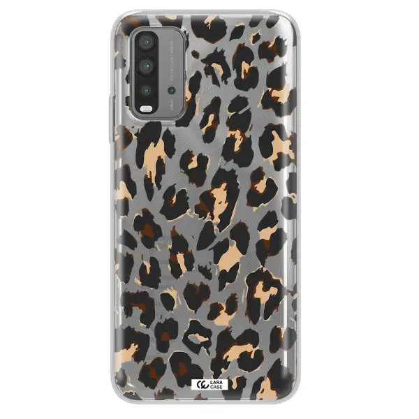 Leopard Print Xiaomi Redmi 9T Clear TPU Case