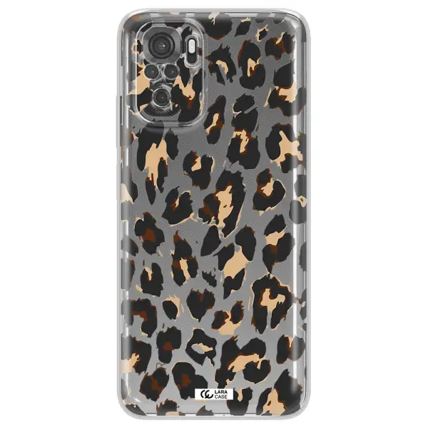 Leopard Print Xiaomi Redmi Note 10S Clear Tpu Case