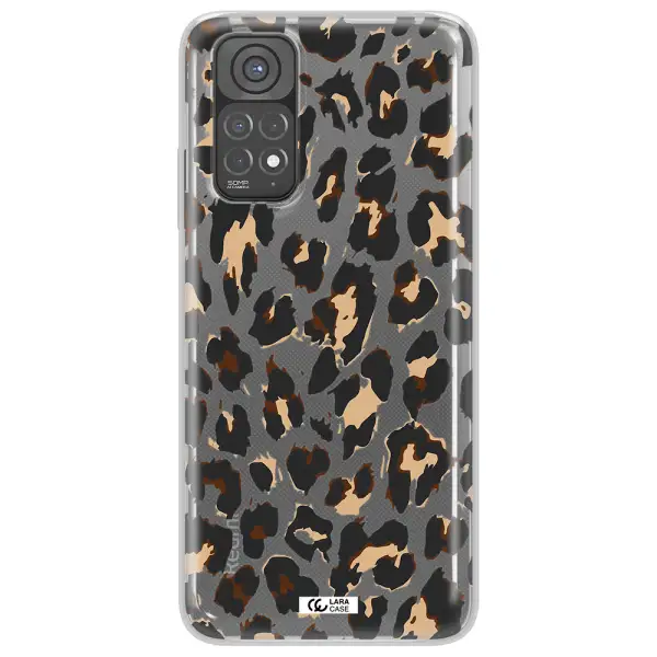 Leopard Print Xiaomi Redmi Note 11 Clear TPU Case