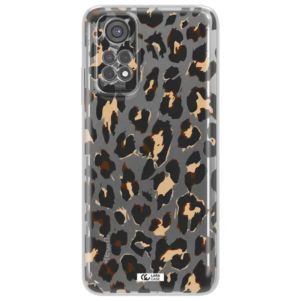 Leopard Print Xiaomi Redmi Note 11S Clear Tpu Case