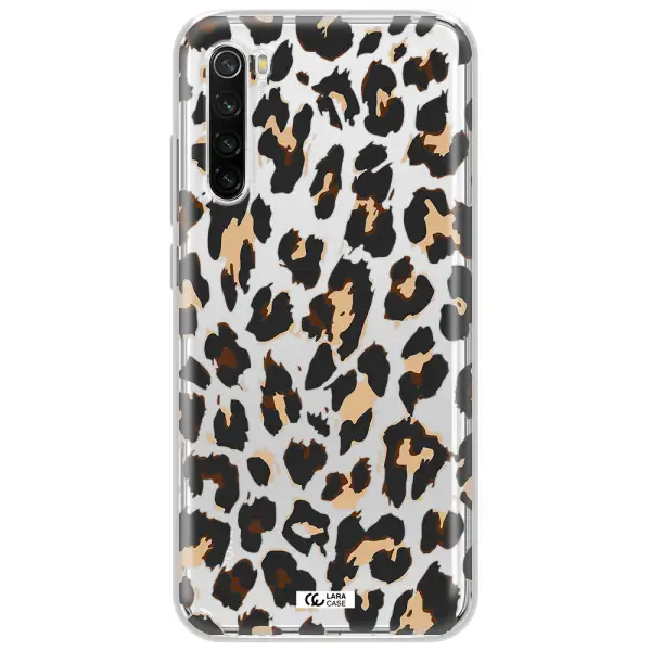 Leopard Print Xiaomi Redmi Note 8T Clear Tpu Case