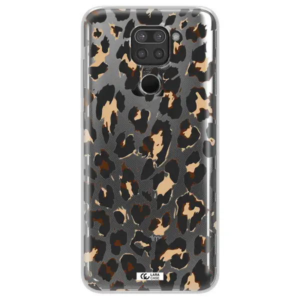 Leopard Print Xiaomi Redmi Note 9 Clear TPU Case