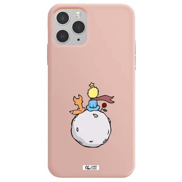 Le Petit Prince Apple iPhone 11 pro Silicone pastel pink Case