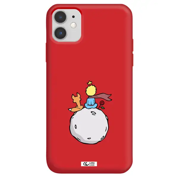Le Petit Prince Apple iPhone 11 Silicone Imperial Red Case