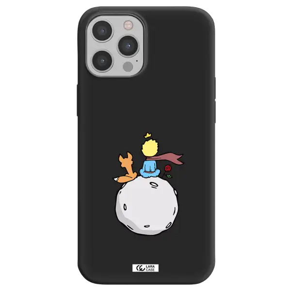 Le Petit Prince Apple iPhone 12 pro max Silicone black Case
