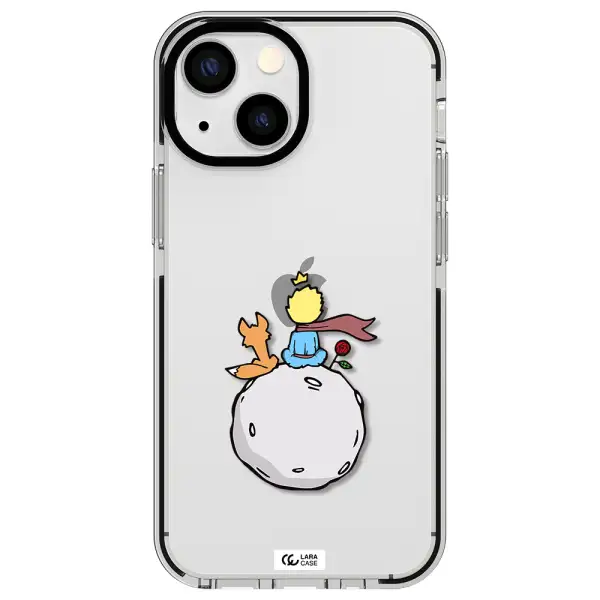 Le Petit Prince Apple iPhone 13 mini impact black border Case