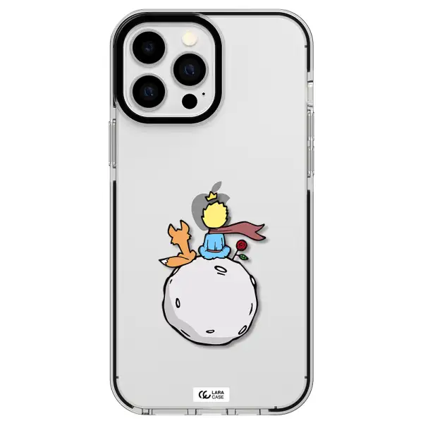 Le Petit Prince Apple iPhone 13 Pro Max impact black border Case