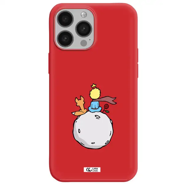 Le Petit Prince Apple iPhone 13 Pro Max Silicone Imperial Red Case