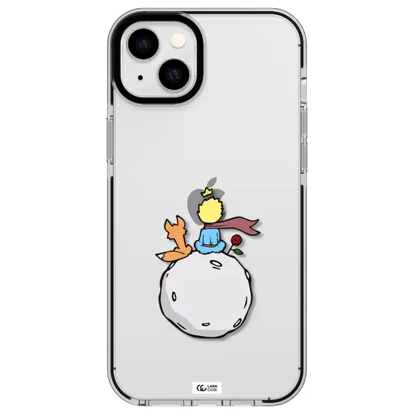 Le Petit Prince Apple iPhone 14 plus impact black border Case