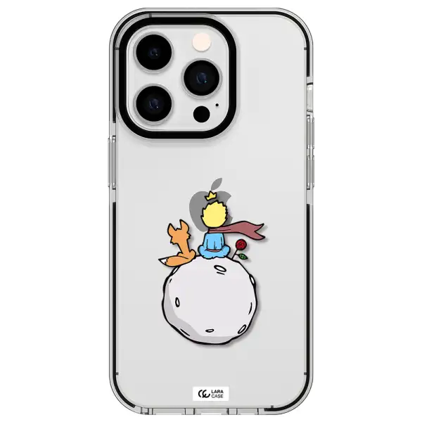 Le Petit Prince Apple iPhone 14 pro impact black border Case