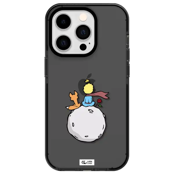 Le Petit Prince Apple iPhone 14 pro impact Smoke Black Case