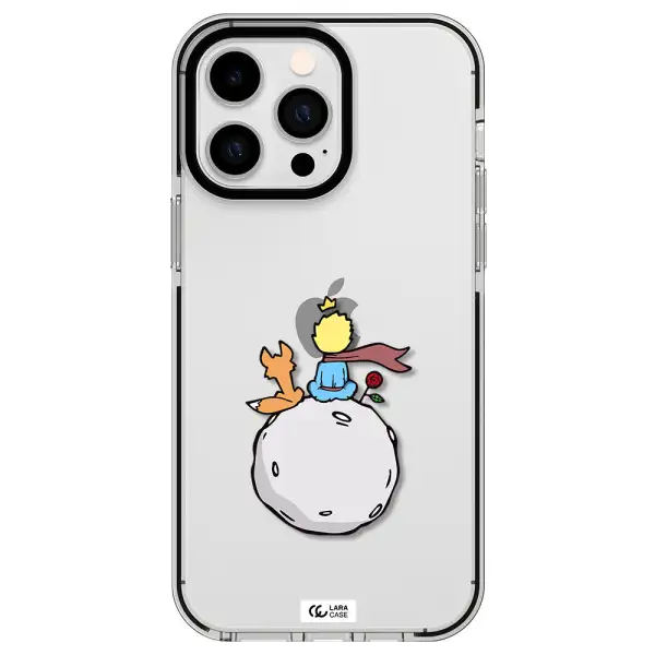 Le Petit Prince Apple iPhone 14 pro max impact black border Case