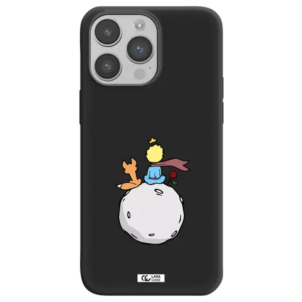 Le Petit Prince Apple iPhone 14 pro Silicone black Case