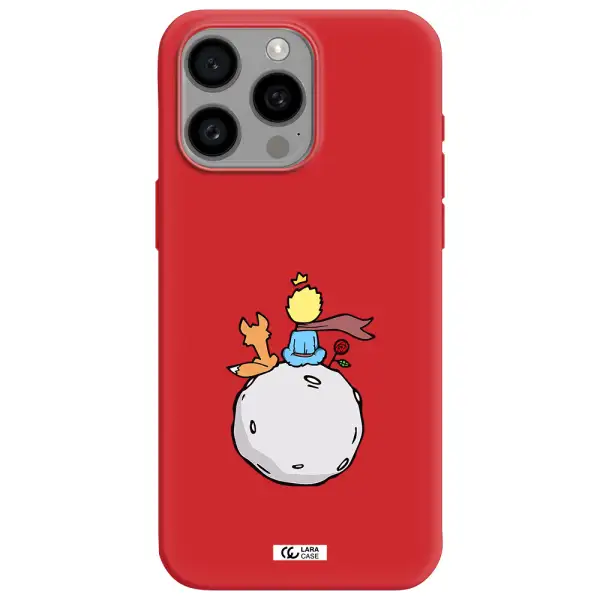 Le Petit Prince Apple Iphone 15 Pro Max Silicone Imperial Red Case