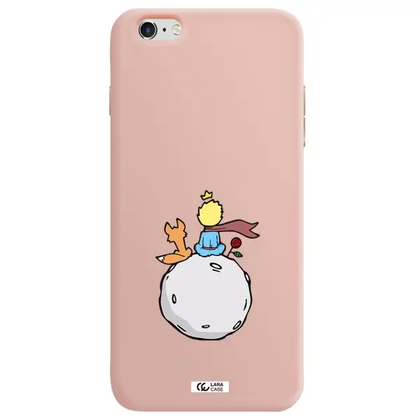 Le Petit Prince Apple iPhone 6 plus Silicone pastel pink Case