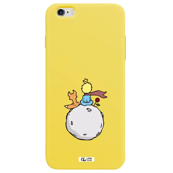 Le Petit Prince Apple iPhone 6 s plus Silicone canary yellow Case