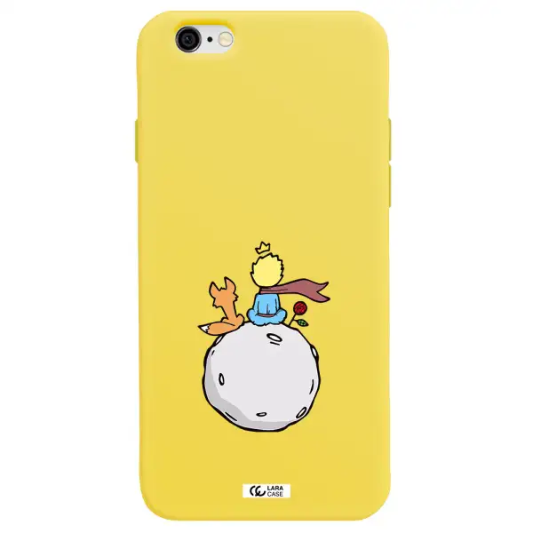 Le Petit Prince Apple iPhone 6 Silicone canary yellow Case