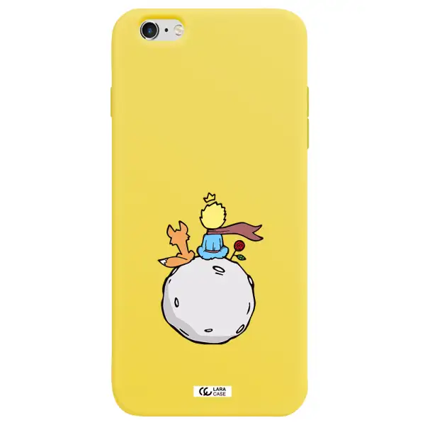 Le Petit Prince Apple iPhone 6S Silicone canary yellow Case
