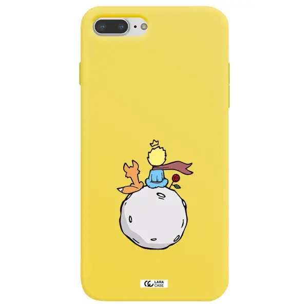 Le Petit Prince Apple iPhone 7 plus Silicone canary yellow Case