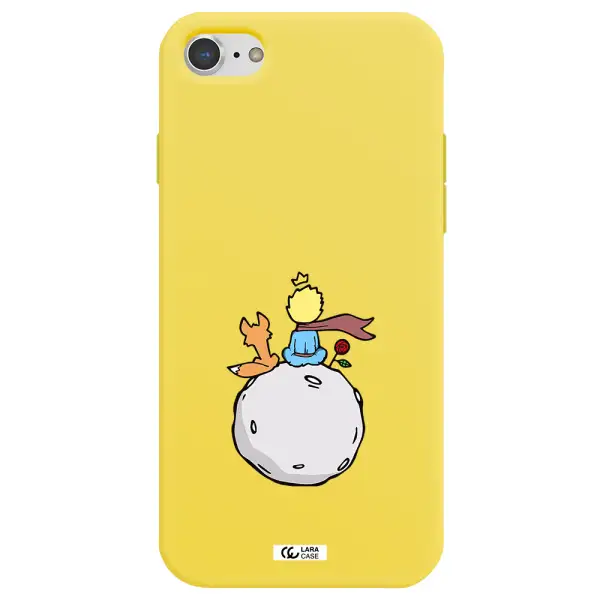 Le Petit Prince Apple iPhone 7 Silicone canary yellow Case